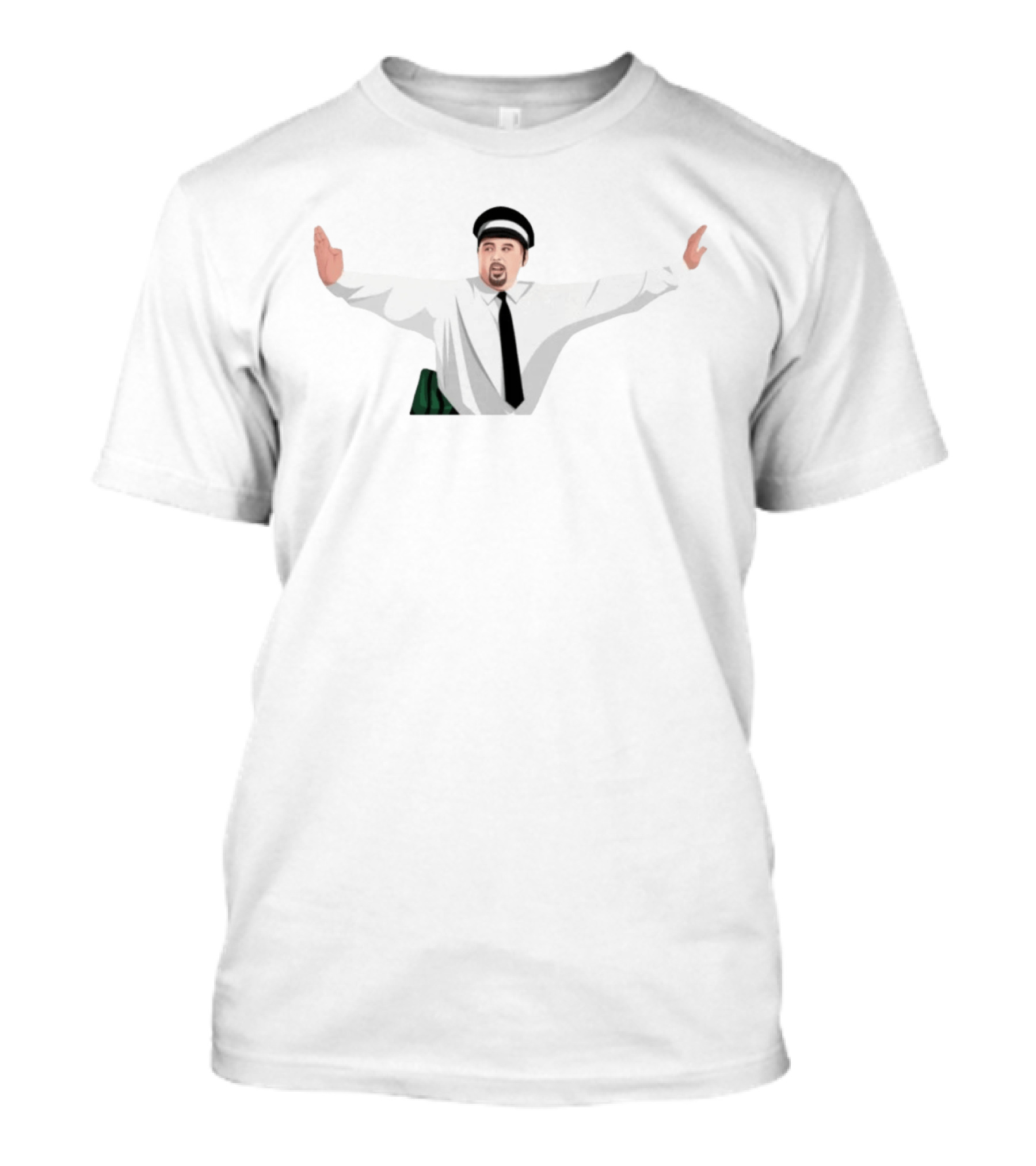 Max And Paddy King Of Queens Delivery Driver Character Arms Out Iconic Pose T-Shirt