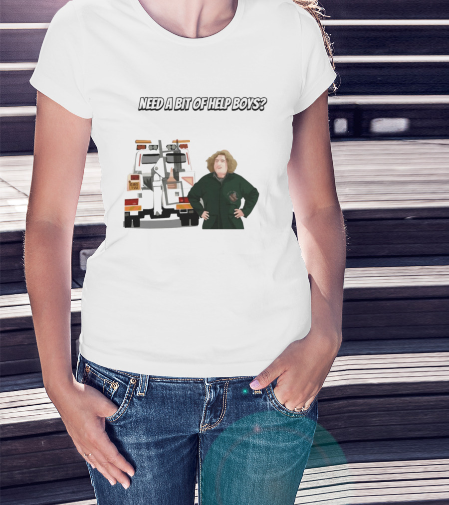 NEED A BIT OF HELP BOYS Paddy Tow Truck Raymond Stantz T-Shirt