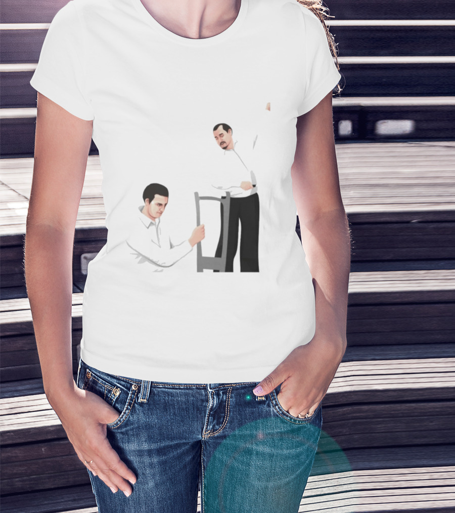 Max And Paddy Pine Barrens Christopher Moltisanti Paulie Gualtieri Chair Scene T-Shirt
