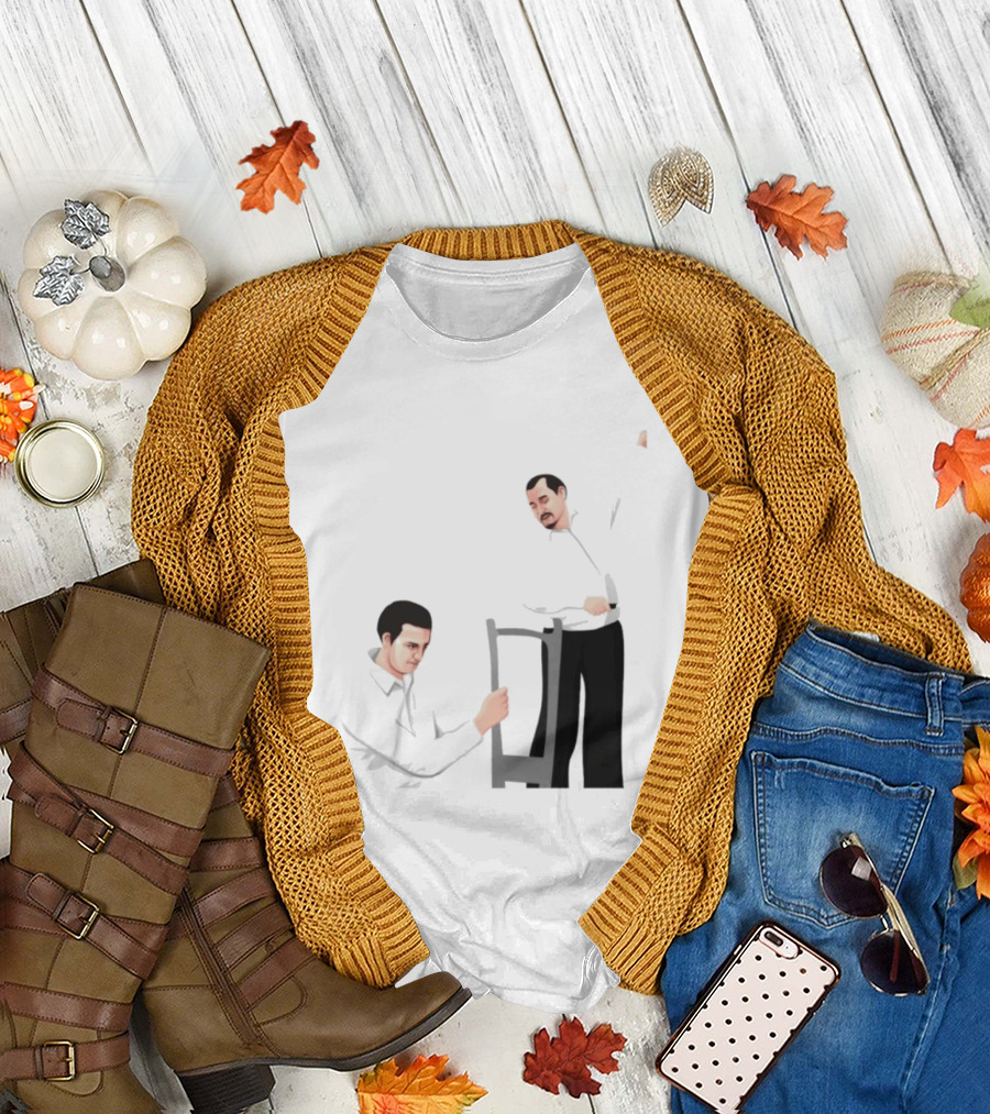 Max And Paddy Pine Barrens Christopher Moltisanti Paulie Gualtieri Chair Scene T-Shirt