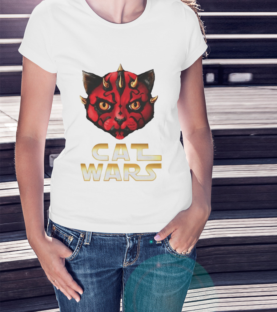 Darth Maul Cat Wars Star Wars Quality Comfortable Wear T-Shirt