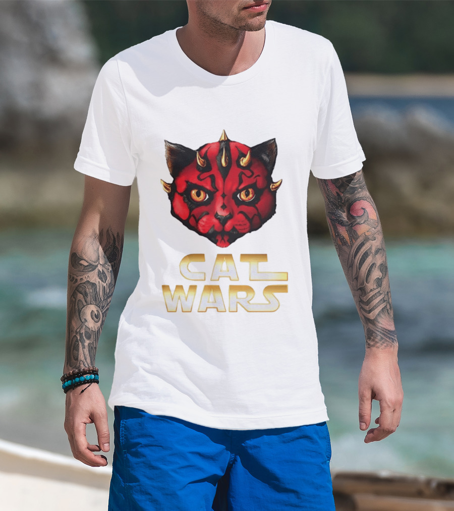 Darth Maul Cat Wars Star Wars Quality Comfortable Wear T-Shirt