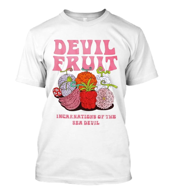 Devil Fruit Incarnations Sea Devil One Piece Anime Manga T-Shirt