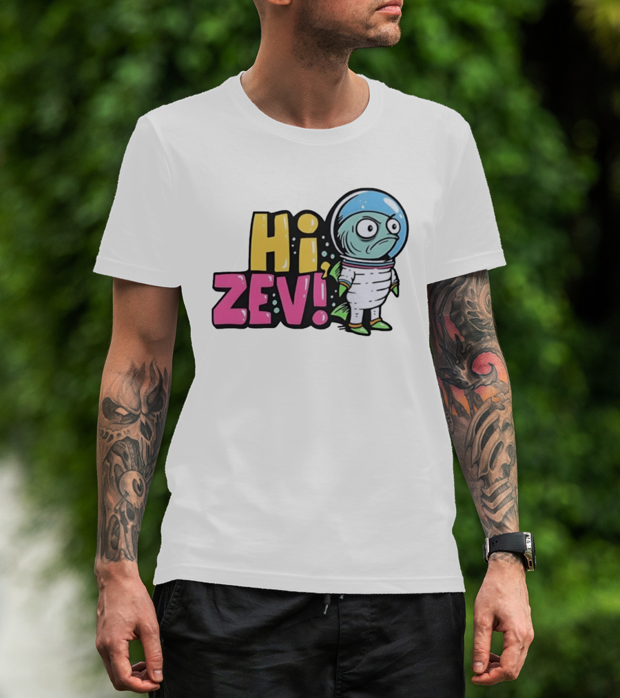 Hi Zev Astronaut Fish NBA New York Knicks Jalen Brunson Cartoon T-Shirt