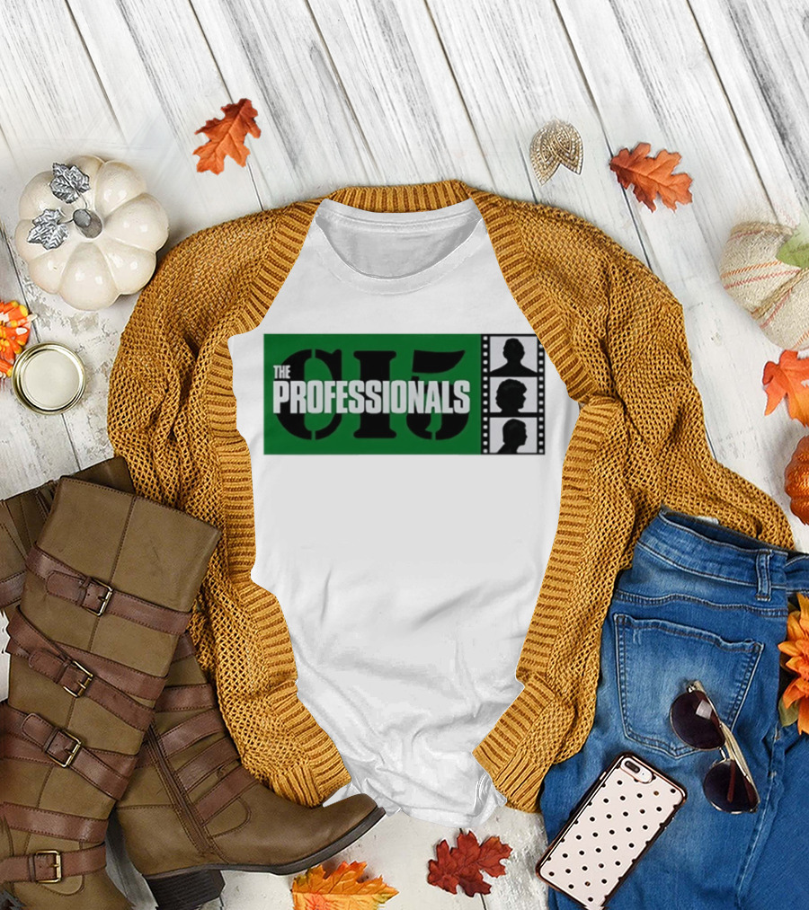 The Professionals CI5 TV Series Bodie Doyle Cowley Silhouette Film Strip T-Shirt