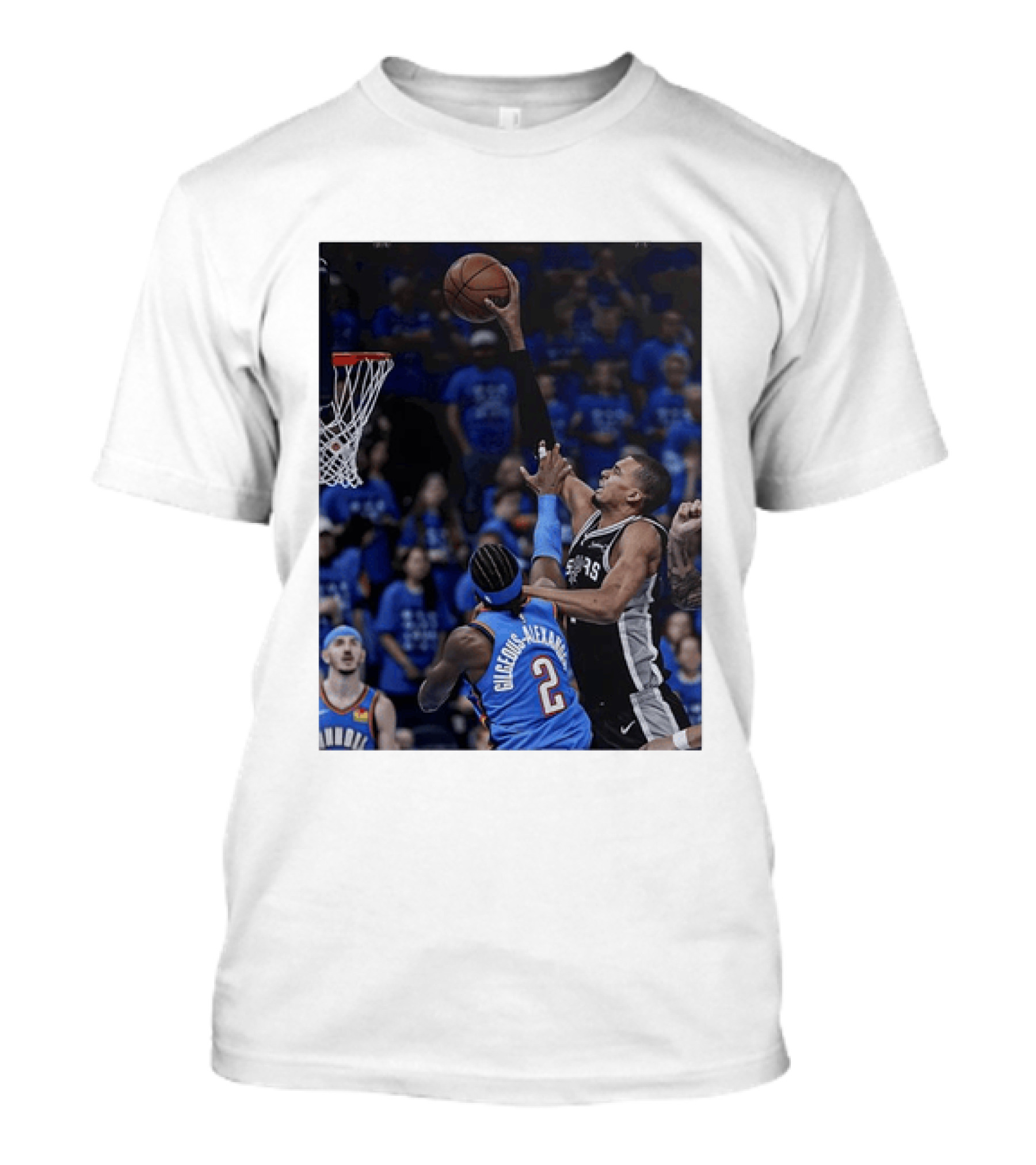 Victor Wembanyama Shai Gilgeous Alexander NBA Showdown San Antonio Spurs Vs Oklahoma City Thunder T-Shirt