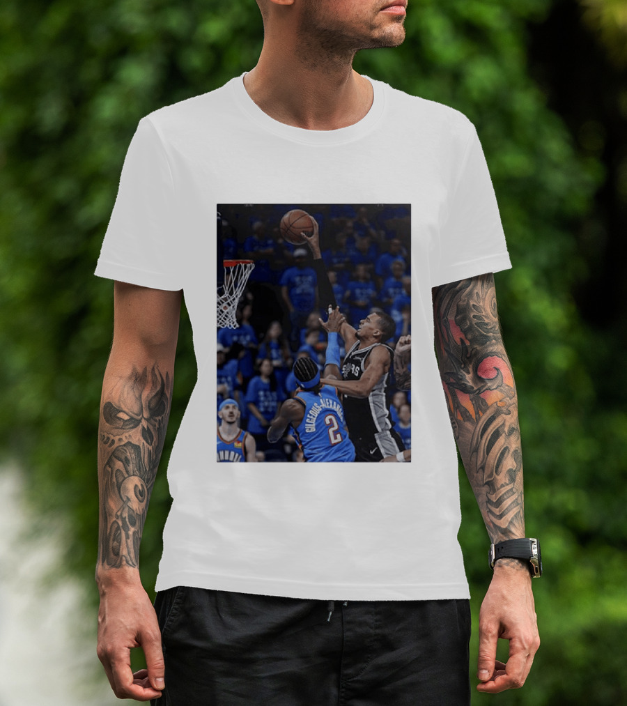 Victor Wembanyama Shai Gilgeous Alexander NBA Showdown San Antonio Spurs Vs Oklahoma City Thunder T-Shirt