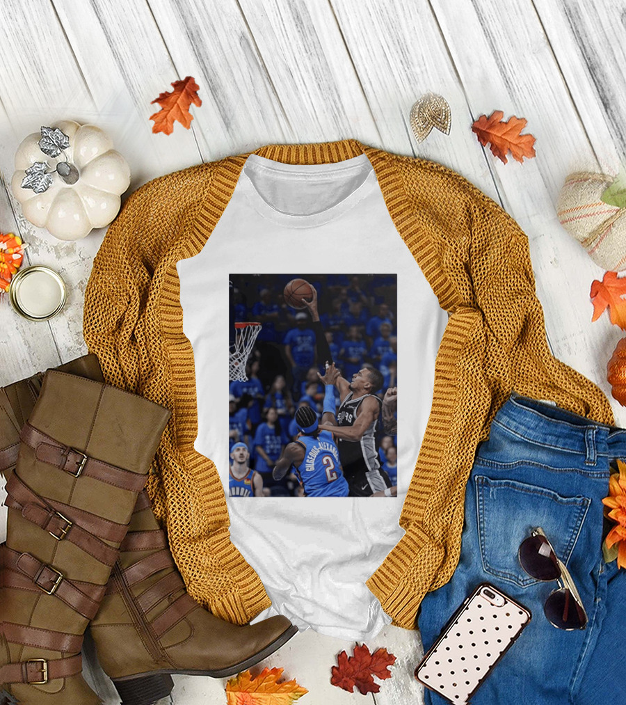 Victor Wembanyama Shai Gilgeous Alexander NBA Showdown San Antonio Spurs vs Oklahoma City Thunder T-Shirt