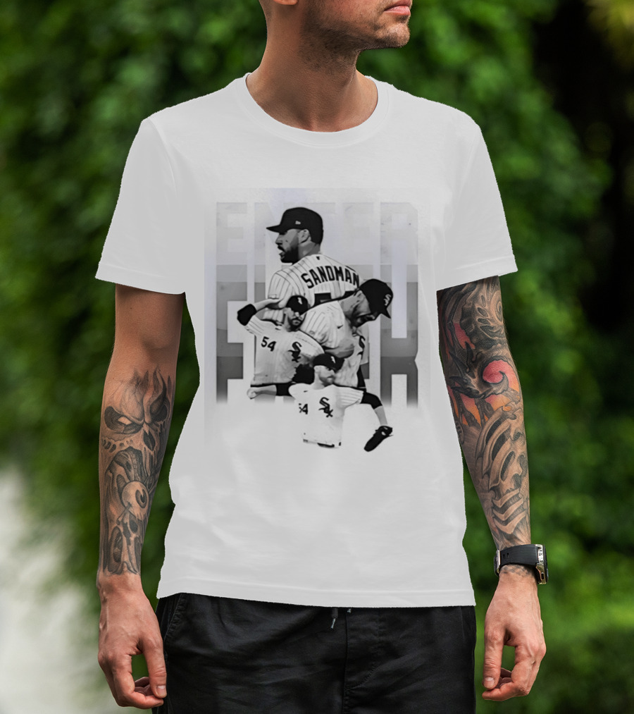 Liam Hendriks Chicago White Sox Enter Sandman MLB Player Sport T-Shirt