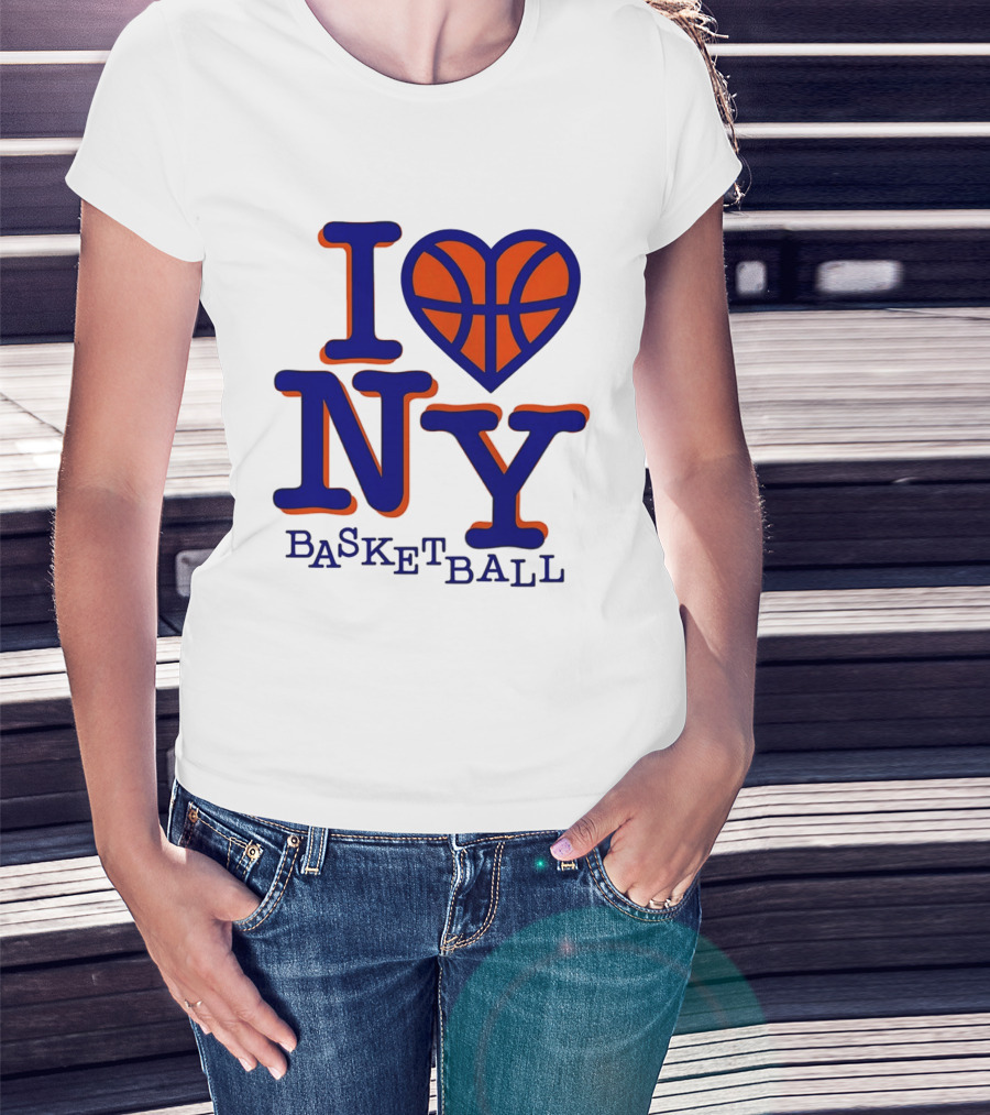 I Heart NY Basketball 2026 New York Knicks NBA T-Shirt