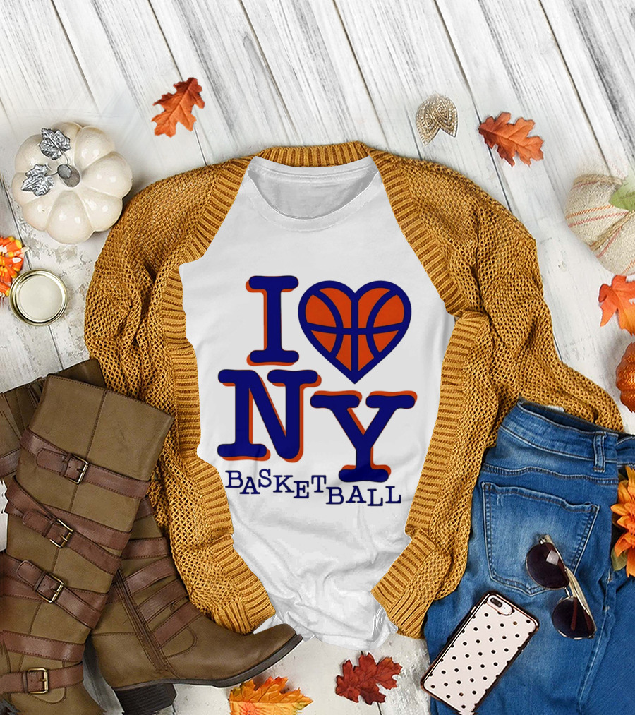 I Heart NY Basketball 2026 New York Knicks NBA T-Shirt