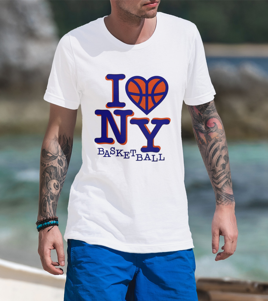 I Heart NY Basketball 2026 New York Knicks NBA T-Shirt
