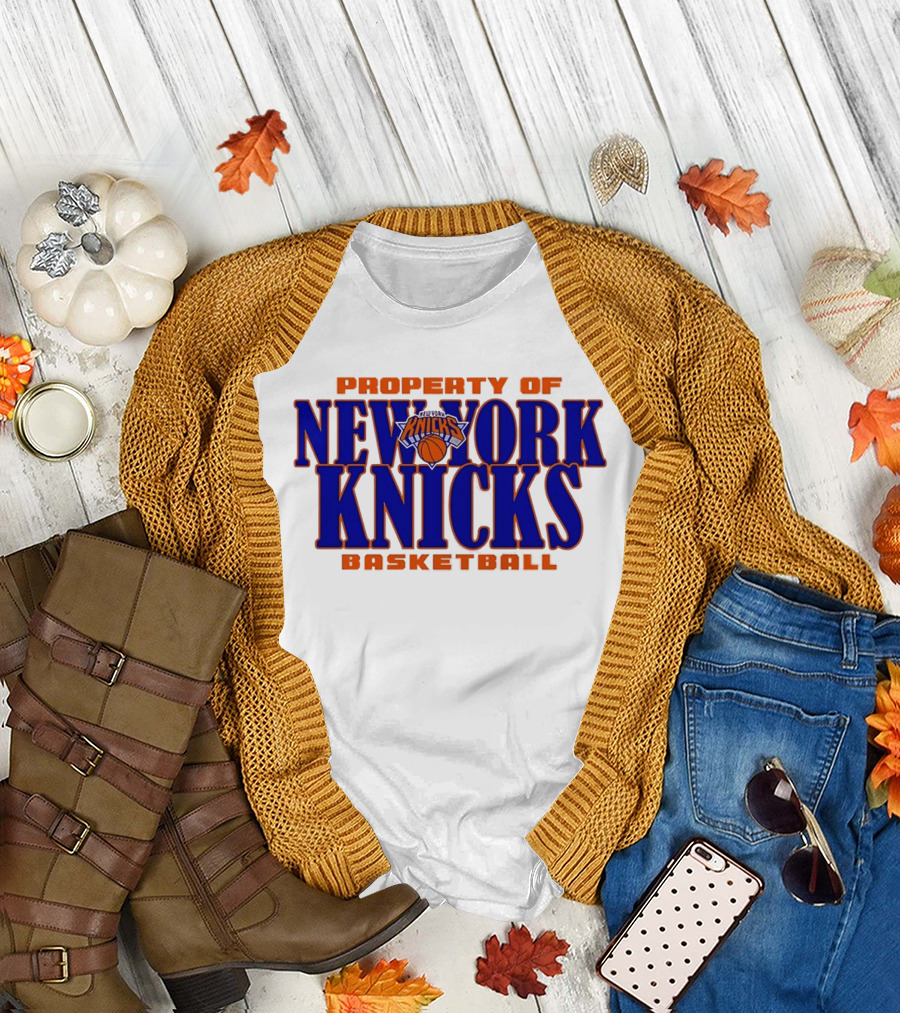 New York Knicks Property of Basketball 2026 NBA T-Shirt