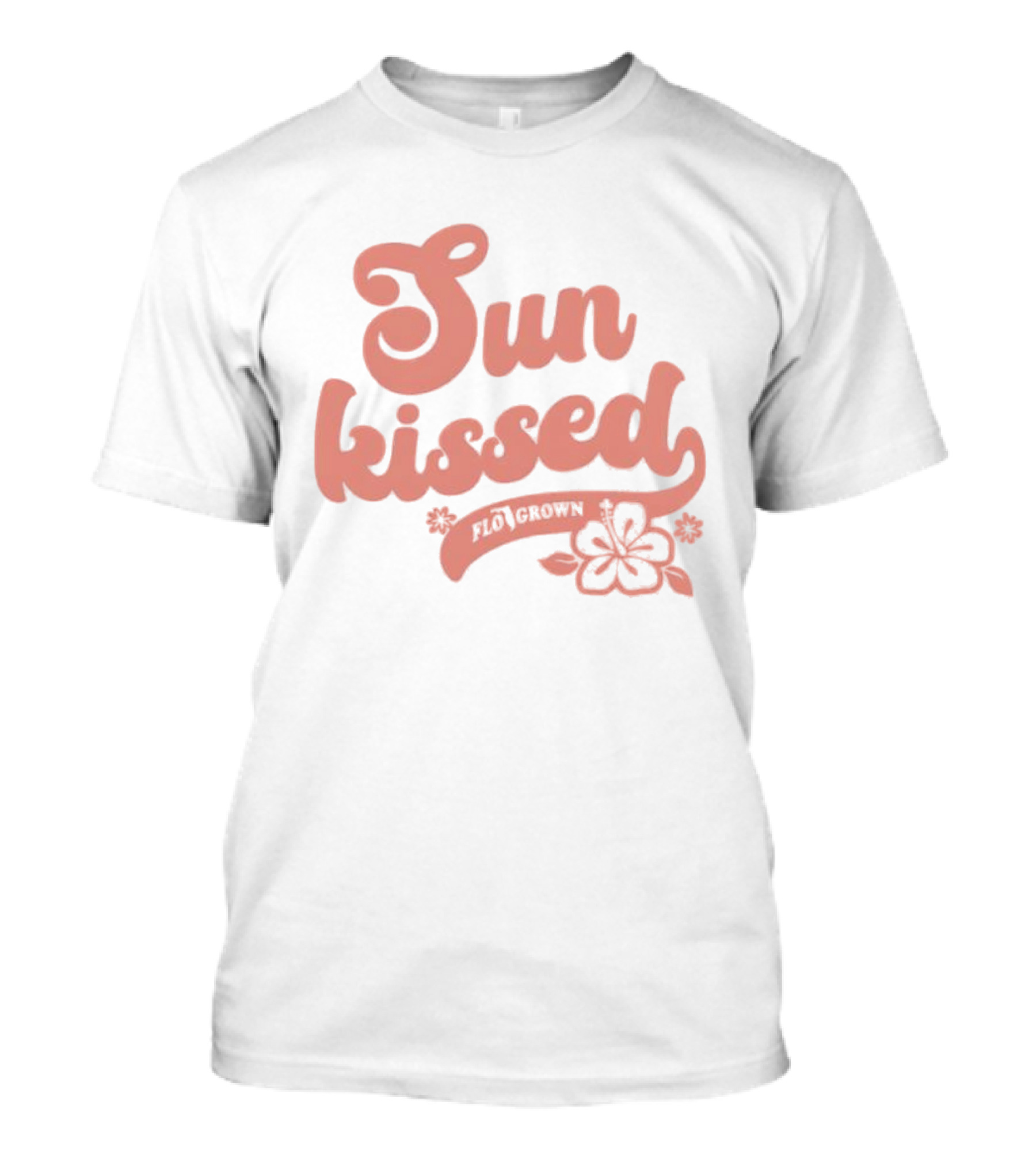 Sun Kissed Flo Grown Florida Hibiscus Flower Beach Summer T-Shirt