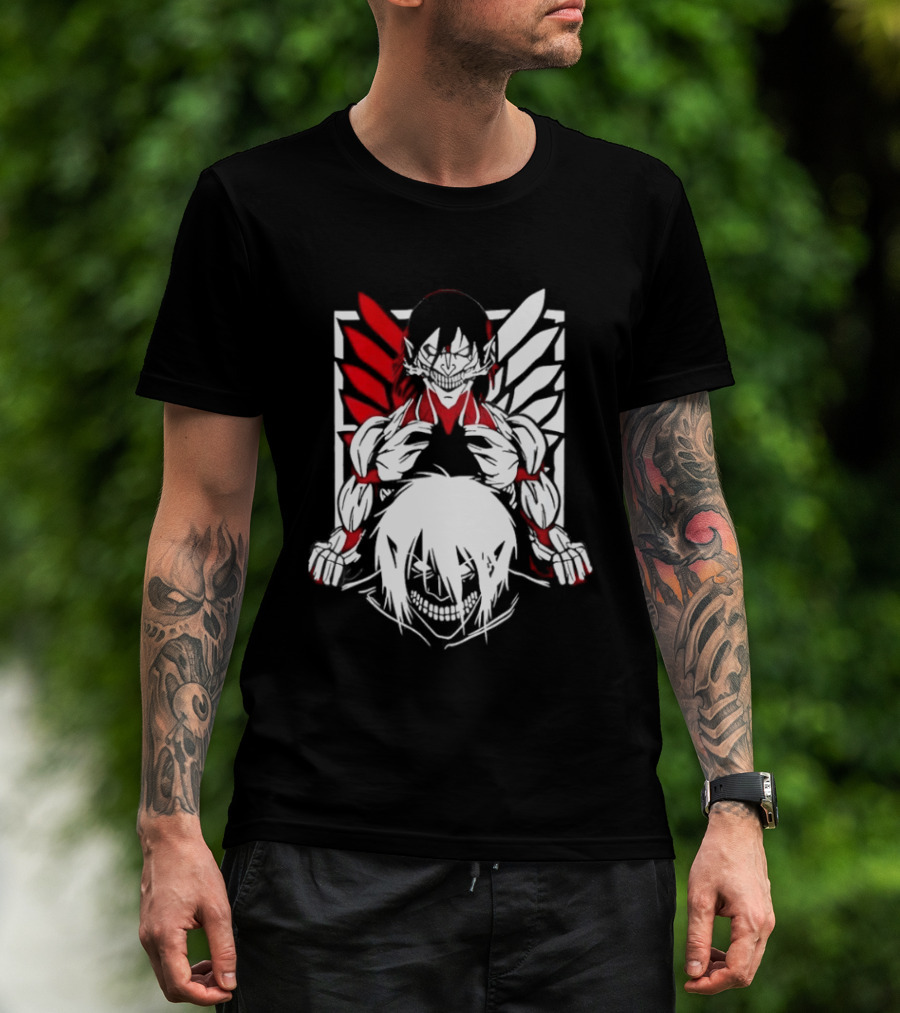 Attack On Titan Eren Yeager Female Titan Wings Of Freedom Fight For Humanity 2026 Collector's Edition T-Shirt