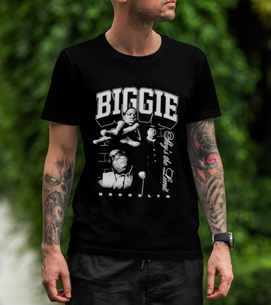 Biggie Smalls Notorious B.I.G. Brooklyn Sky's The Limit 2026 T-Shirt