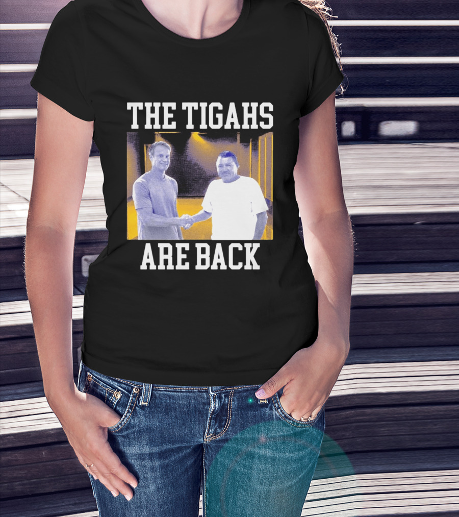 The Tigahs Are Back Brian Kelly Handshake T-Shirt