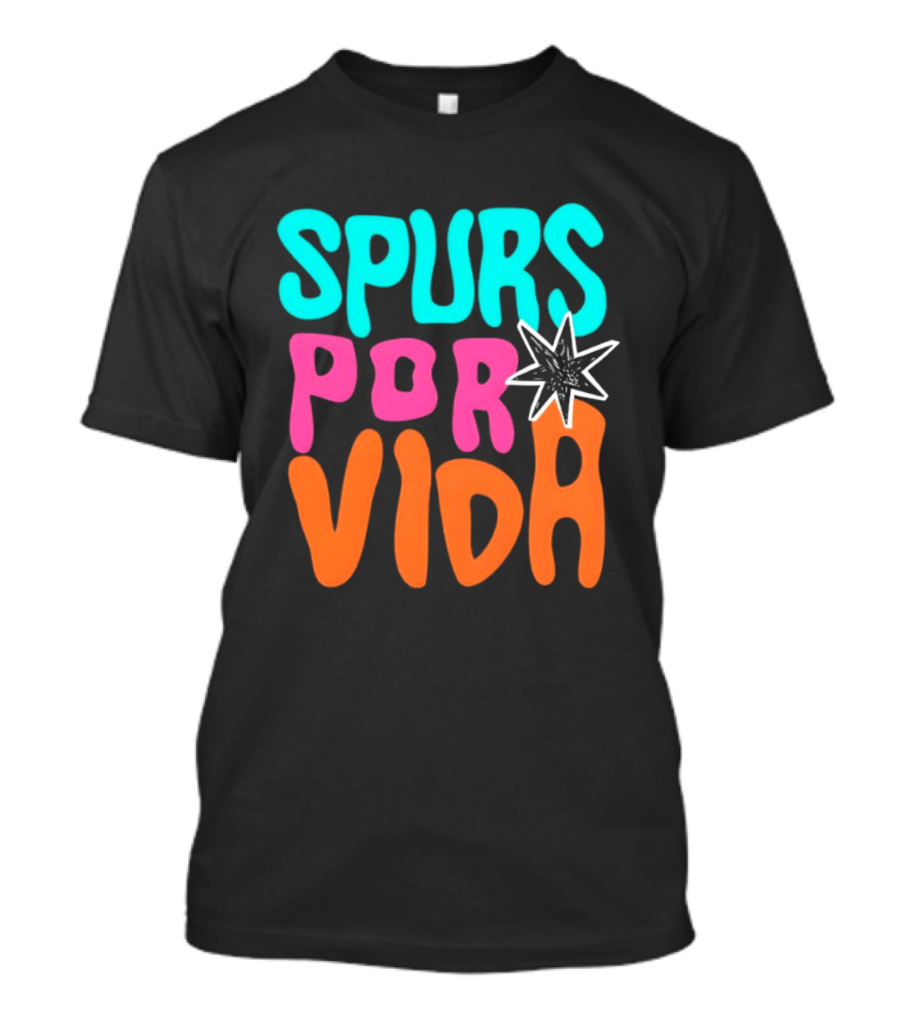 Spurs Por Vida San Antonio Basketball NBA 2026 T-Shirt