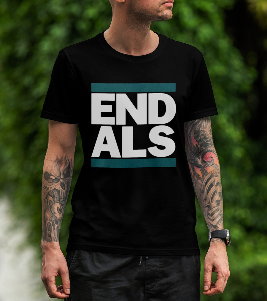 END ALS Seattle Mariners Baseball Support Initiative T-Shirt