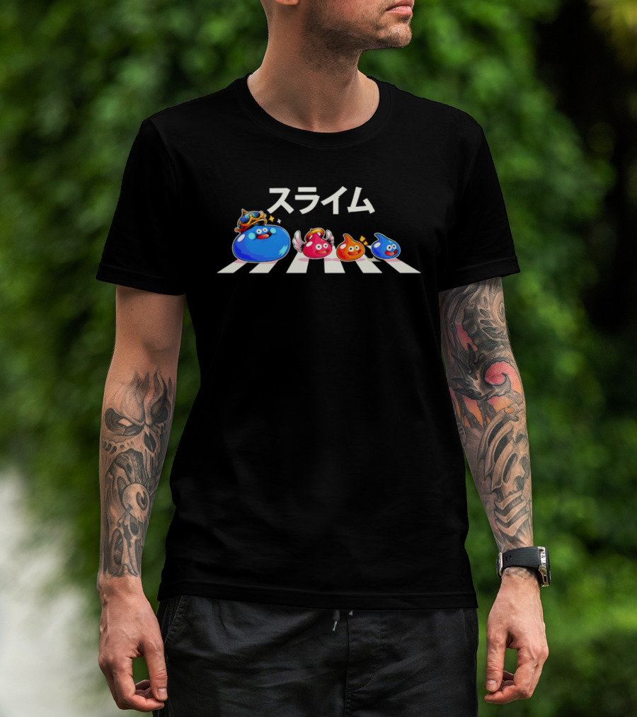 JP King Slime And Friends Abbey Road Crossing T-Shirt