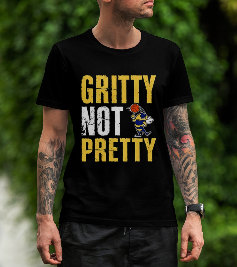 Gritty Not Pretty Georgia Tech Buzz Basketball T-Shirt
