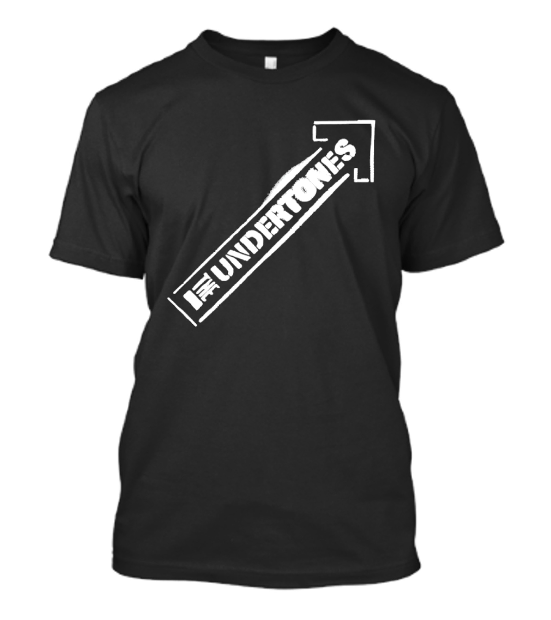 Undertones Stencil Punk Rock Revival Festival Tour 2026 Arrow T-Shirt