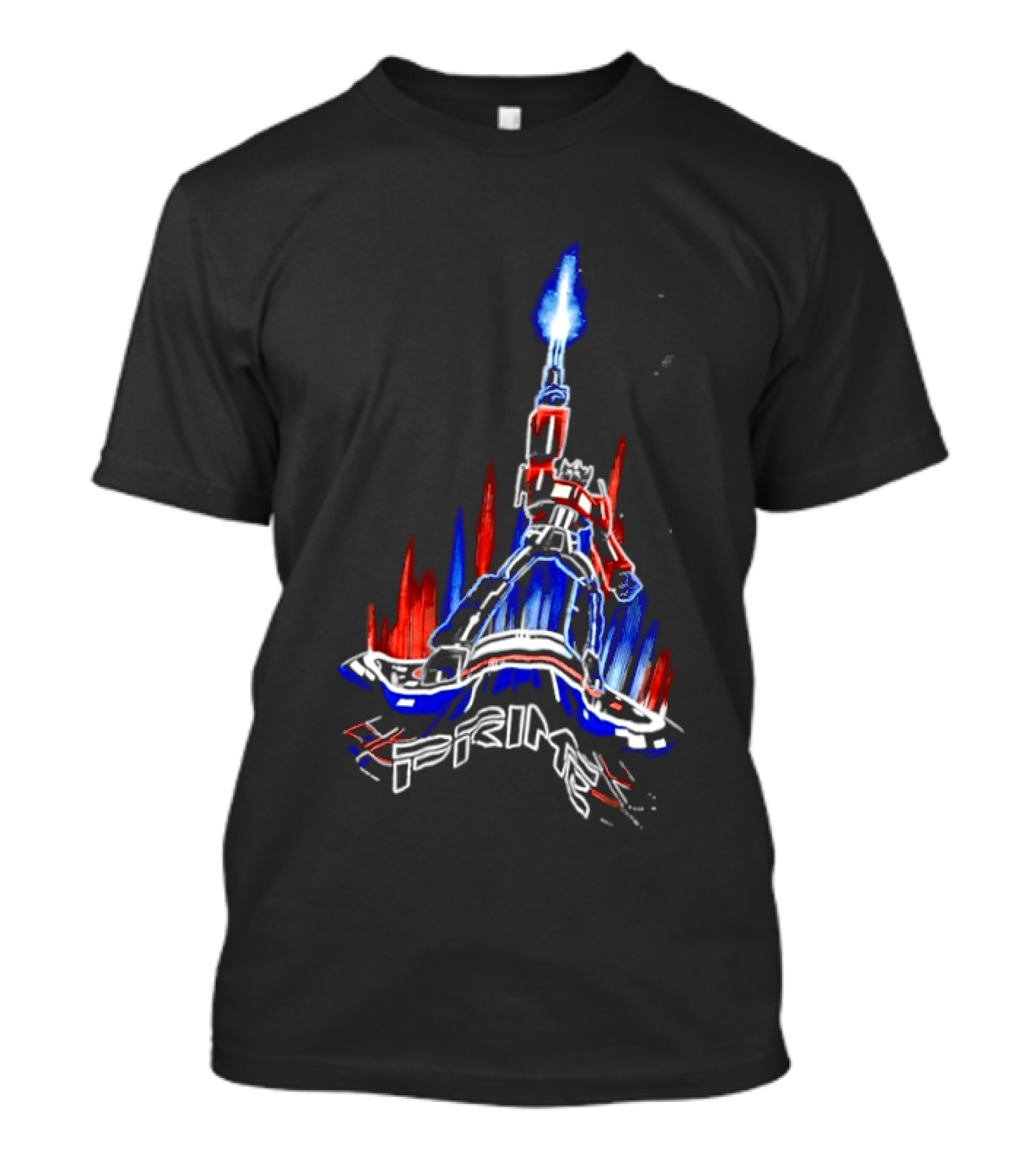 Transformers Optimus Prime Neon Glow Sci Fi Legacy 2026 T-Shirt