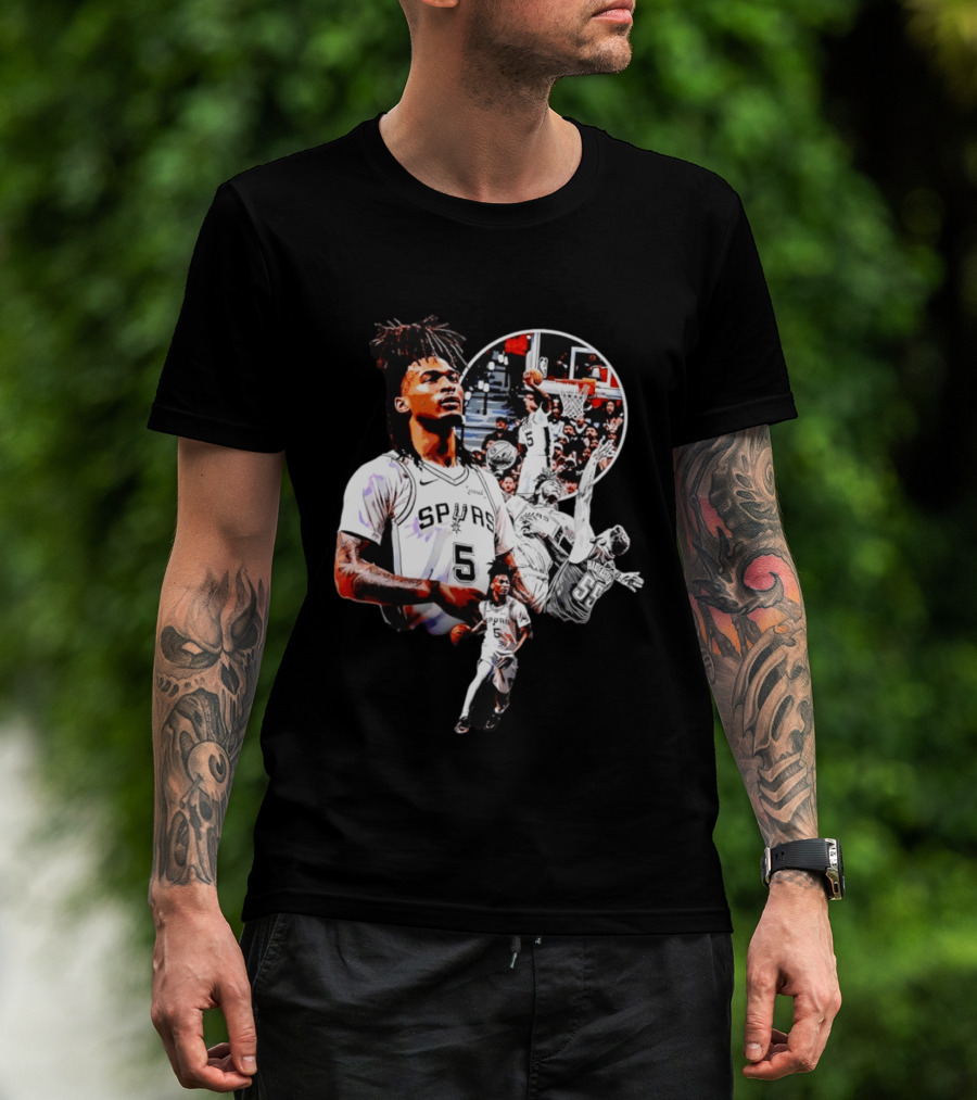 Victor Wembanyama San Antonio Spurs 2026 Basketball Game Changers T-Shirt