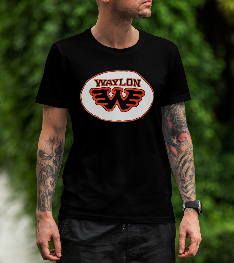 Waylon Jennings Outlaw Country Winged WW 2026 Collection T-Shirt