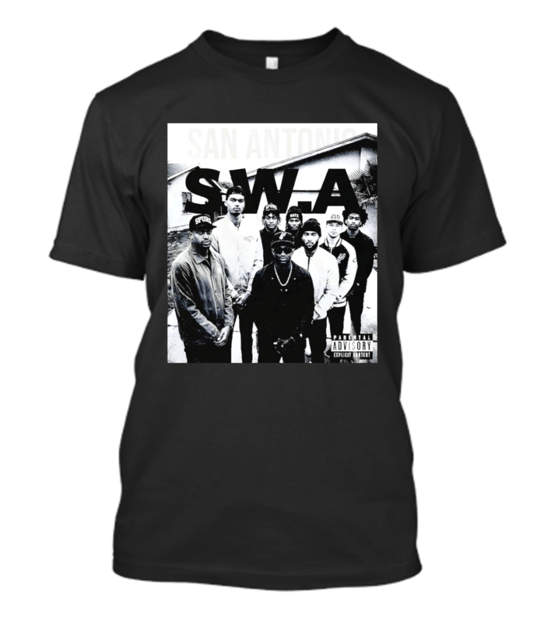 San Antonio Spurs SWA Wembanyama Stephon Castle De'Aaron Dylan Harper Explicit Content T-Shirt