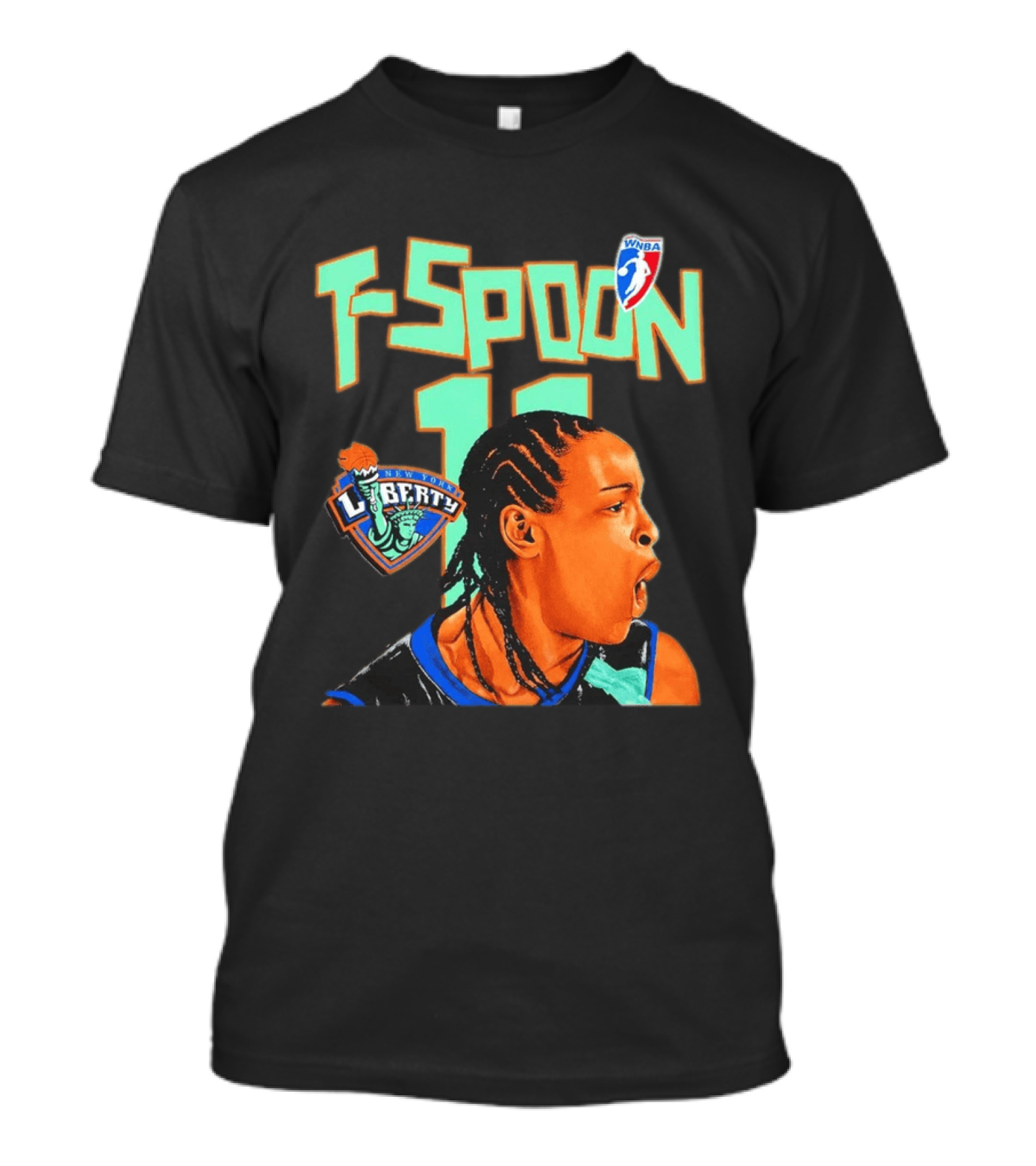 WNBA Spoon Teresa Weatherspoon New York Liberty Basketball 11 T-Shirt