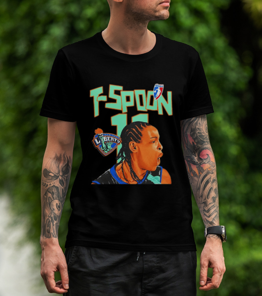 WNBA Spoon Teresa Weatherspoon New York Liberty Basketball 11 T-Shirt
