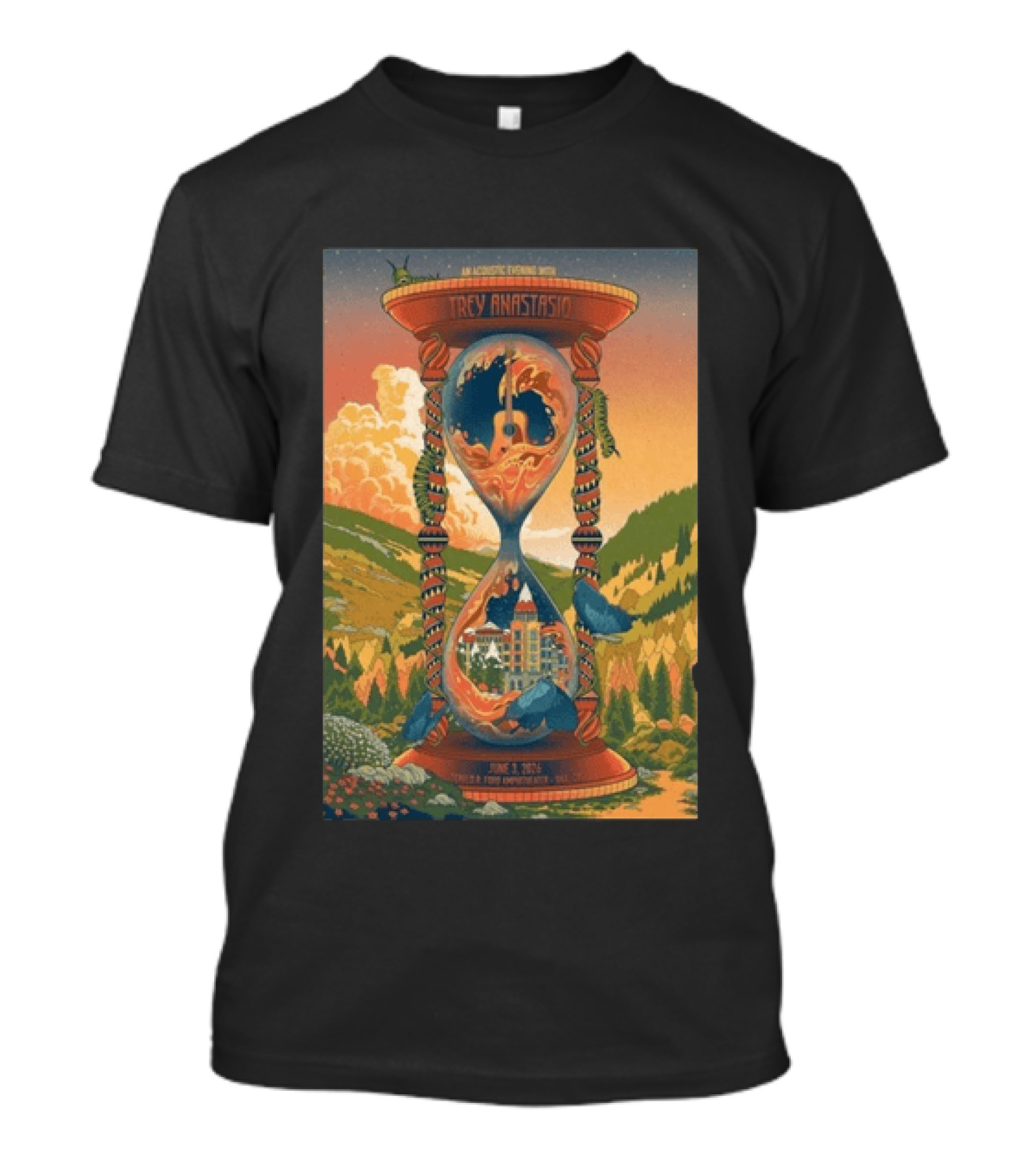 An Acoustic Evening With Trey Anastasio June 03 2026 Vail Colorado Silas Creative Ann Webber Event Print T-Shirt