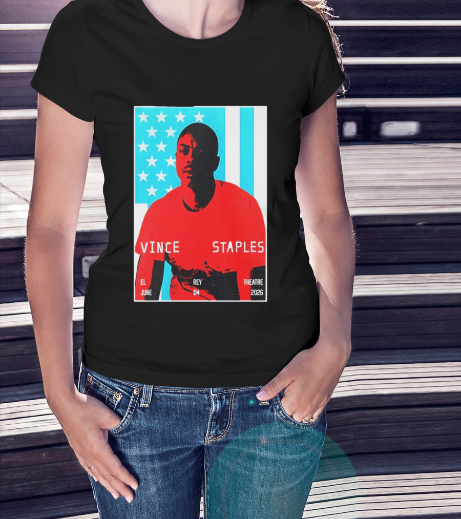 Vince Staples El Rey Theatre Los Angeles June 4 2026 T-Shirt