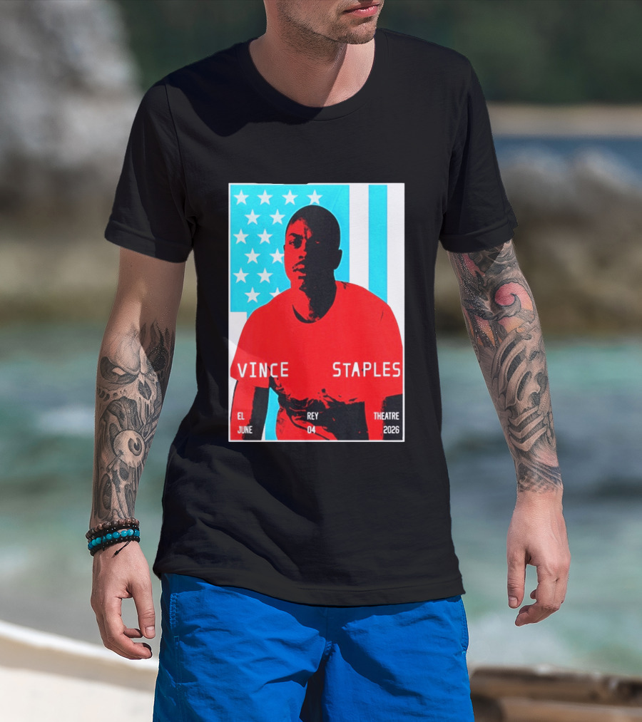 Vince Staples El Rey Theatre Los Angeles June 4 2026 T-Shirt