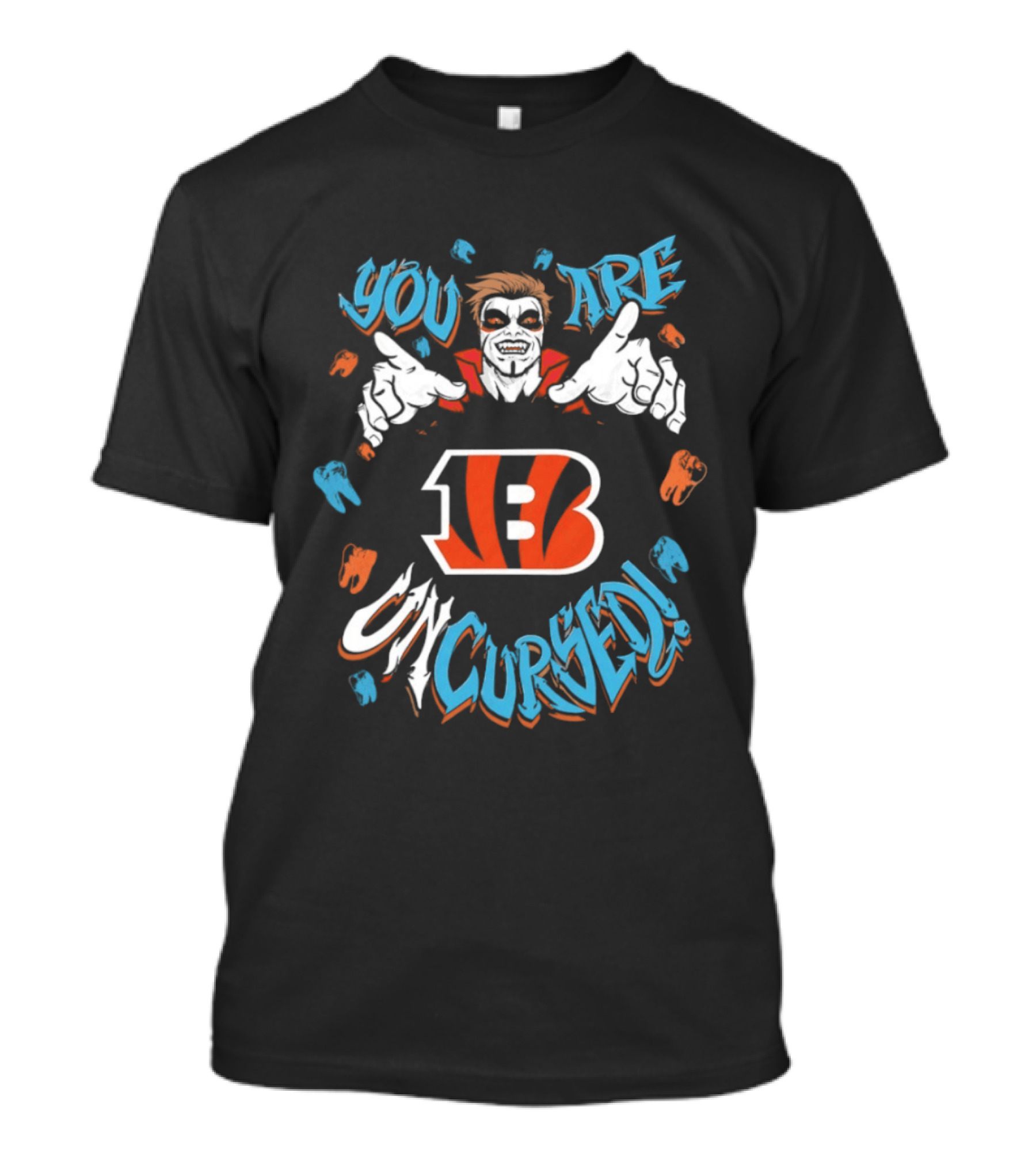 WWE Drops Danhausen Cincinnati Bengals You Are Uncursed T-Shirt