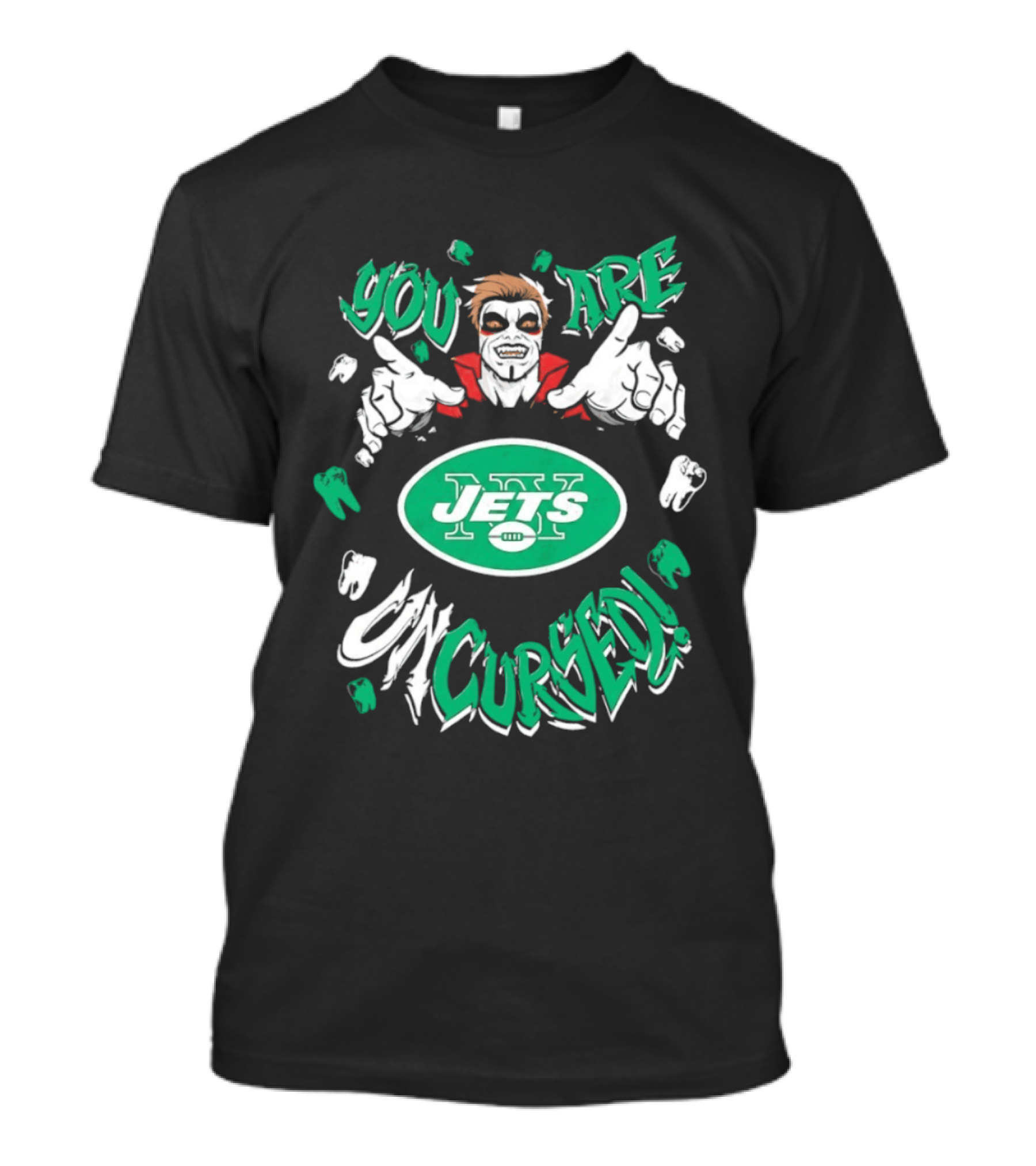 WWE You Are Uncursed Jets Danhausen X New York T-Shirt