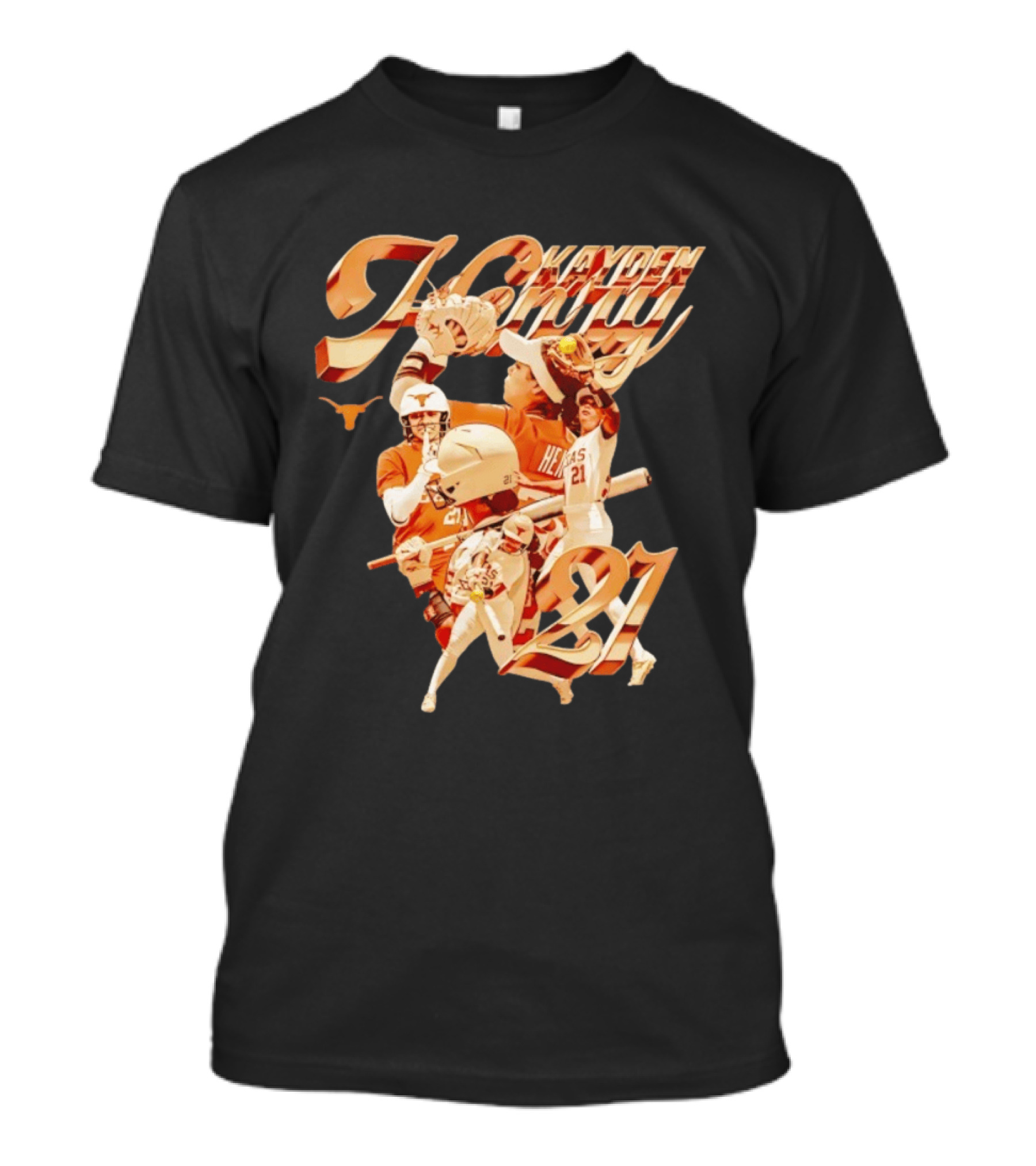 Kayden Henry Texas Longhorns 21 NCAA Softball 2026 T-Shirt
