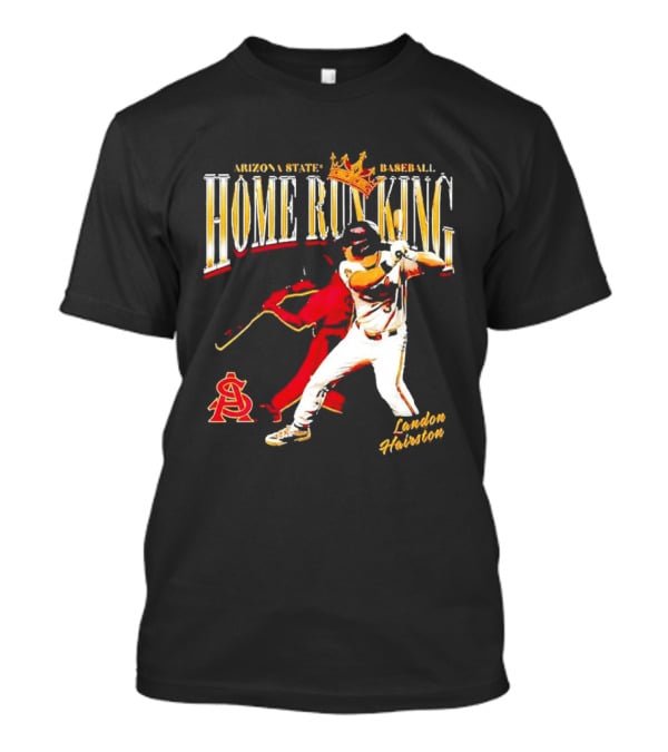 Arizona State Baseball Home Run King Landon Hairston T-Shirt