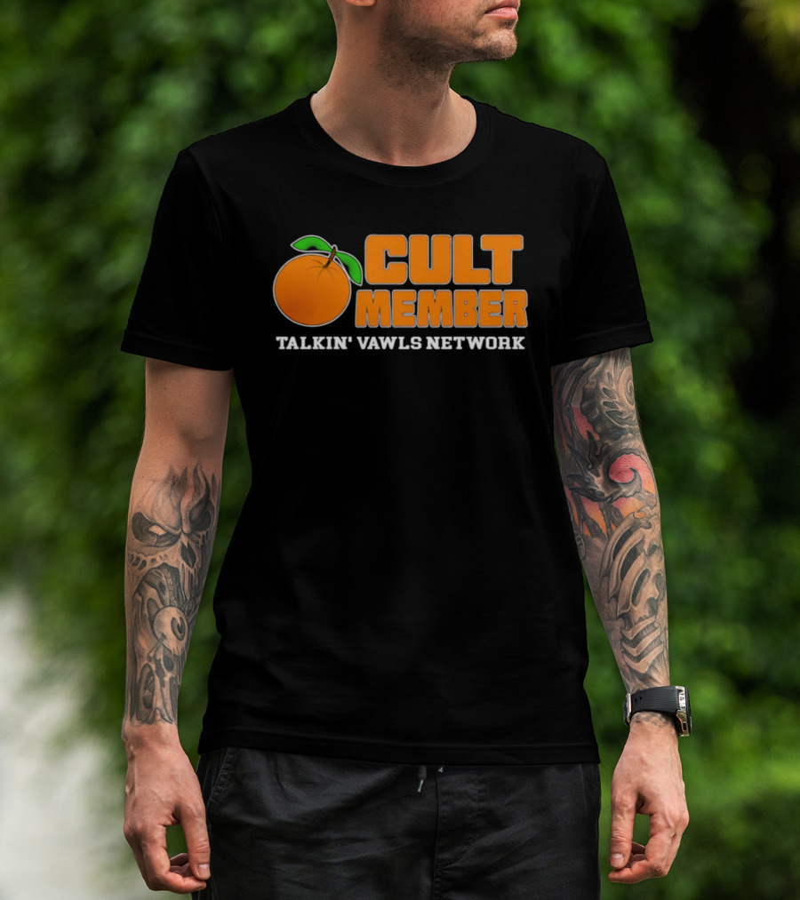 CULT MEMBER Talkin Vawls Network Orange T-Shirt