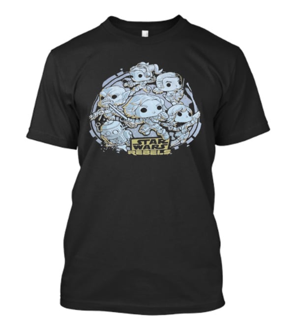 Star Wars Rebels Ghost Crew Funko Pop Figures Collection T-Shirt