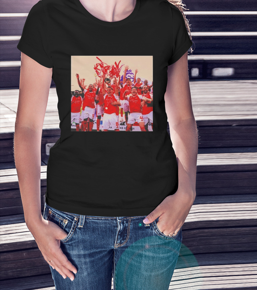 Champions Arsenal Premier League Triumph 2026 T-Shirt