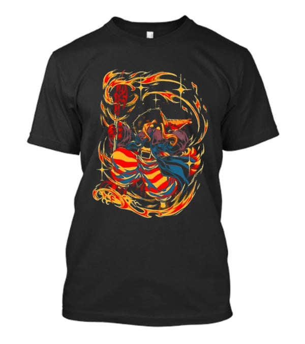 Black Mage Final Fantasy Tactics Fire Magic Power Blast T-Shirt