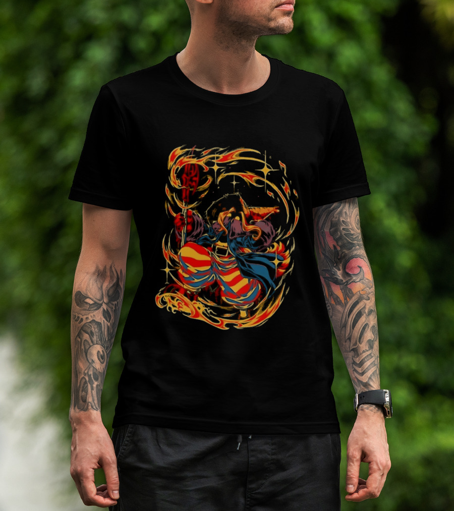 Black Mage Final Fantasy Tactics Fire Magic Power Blast T-Shirt