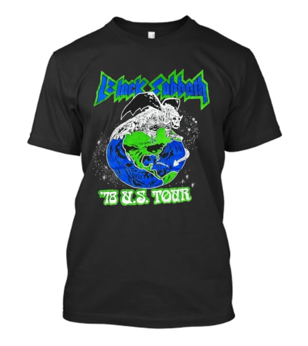 Black Sabbath 78 US Tour Winged Beast On Earth T-Shirt