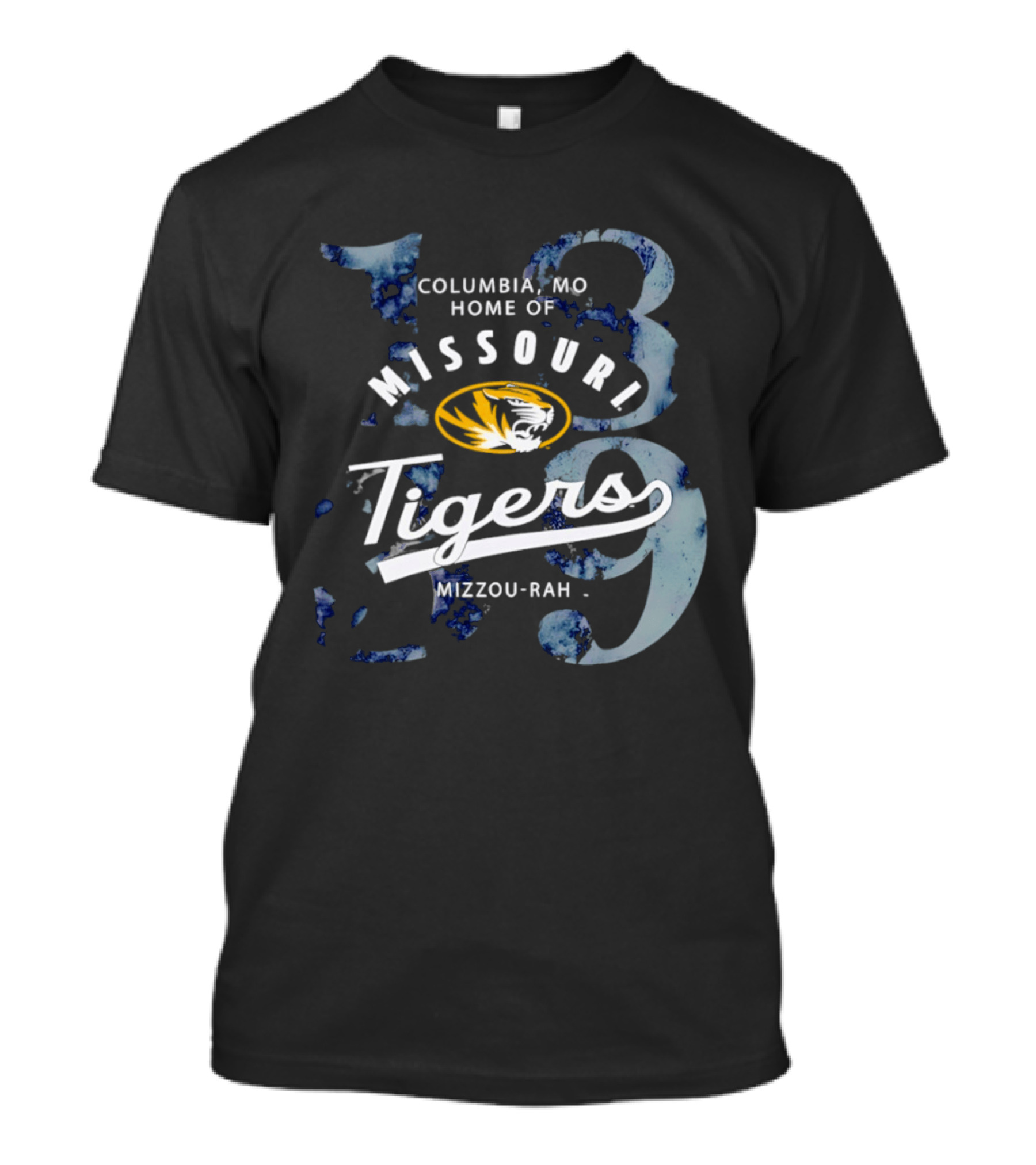 Columbia MO Home Of Missouri Tigers Mizzou Rah 1839 T-Shirt