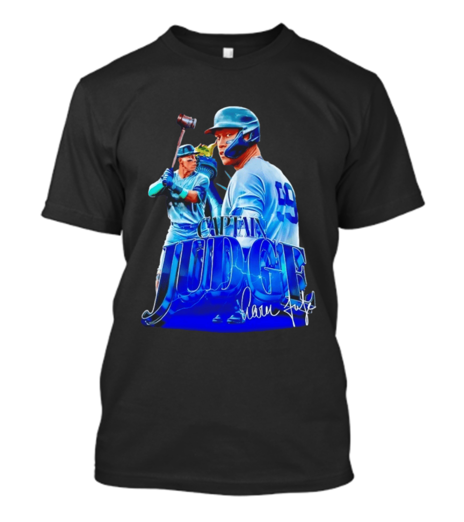 Captain Judge Aaron Judge 99 Yankees Baseball Signature T-Shirt