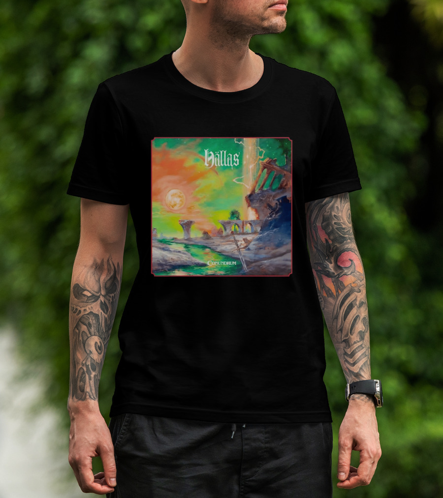 Hällas Conundrum Fantasy Moonscape Adventure T-Shirt