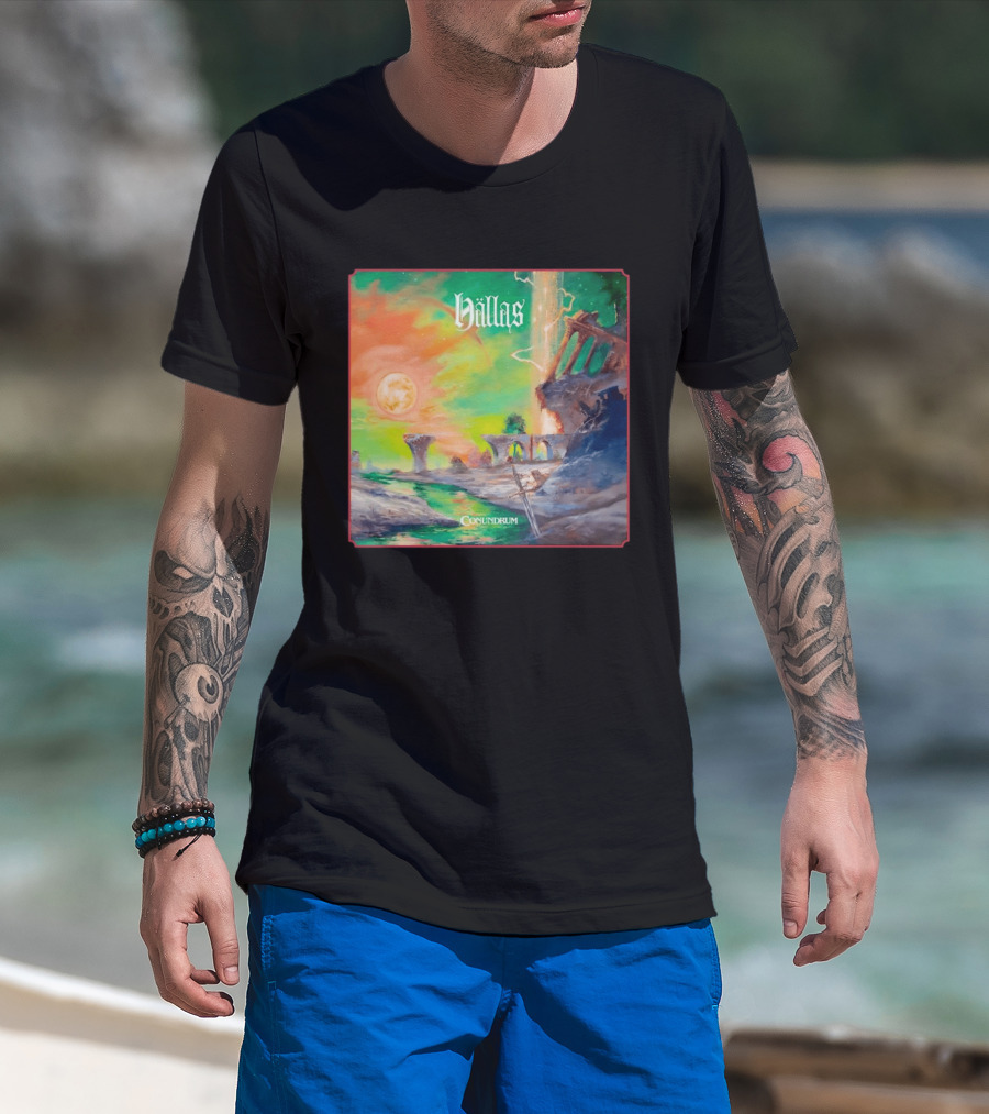Hällas Conundrum Fantasy Moonscape Adventure T-Shirt
