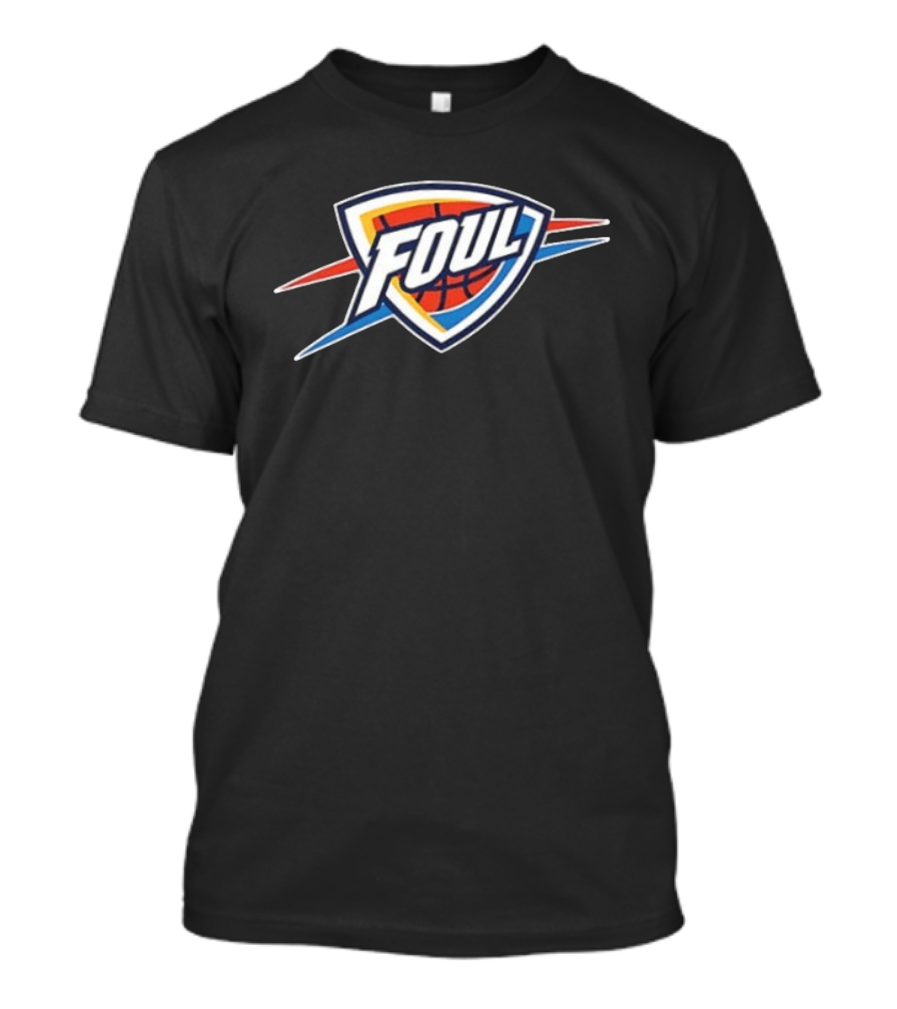 Oklahoma City Thunder Foul Basketball SGA Two Free Throws 2 Sided T-Shirt